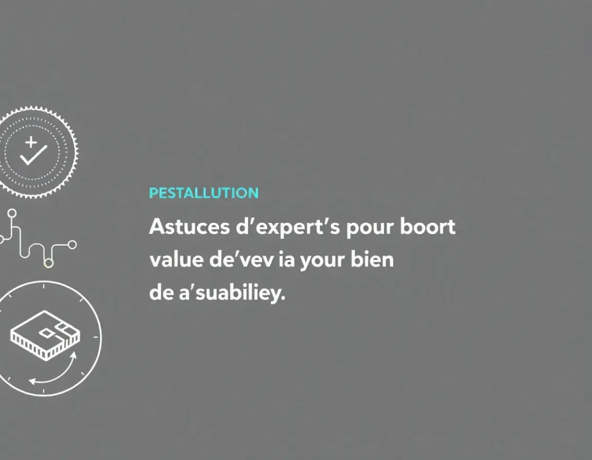 Astuces d'expert pour booster la valeur de revente de votre bien immobilier