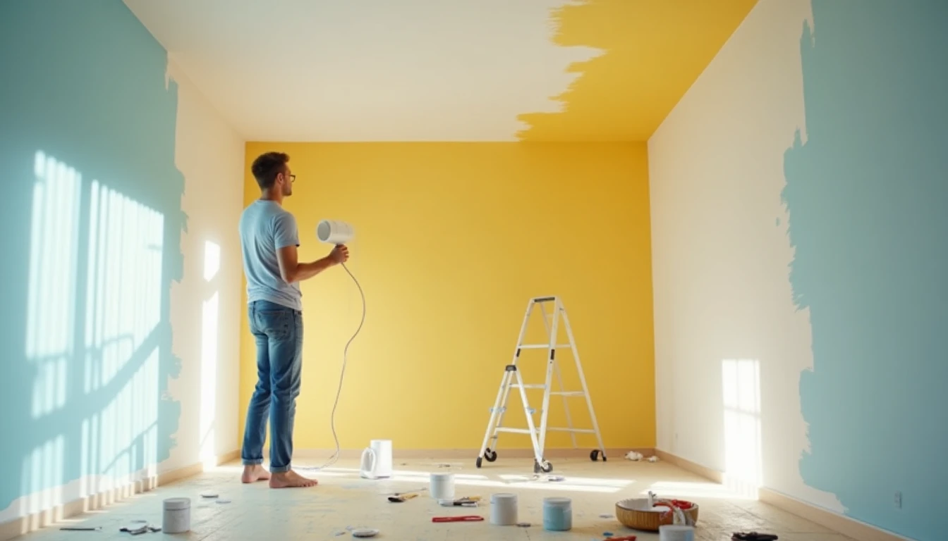 Peinture plafond mat ou satin : quel finition pour un résultat impeccable